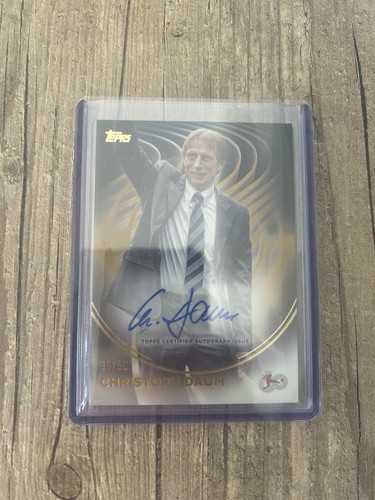 Christoph daum topps autogramm - daum,