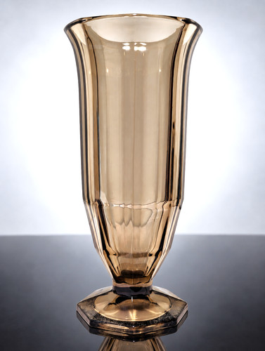 Art deco rauchglas vase 1920 - deco,
