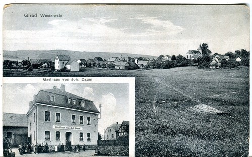Deutschland girod gasthof - deutschland, ak