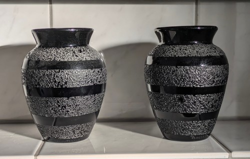 Daum glasvasen paar - glasvasen-paar,, art