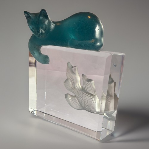 Daum katze auf aquarium - daum, "katze