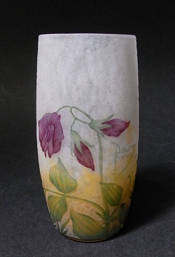Daum nancy vase wicken - nancy:,