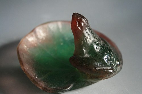 Vintage daum glas ring pin - vintage,