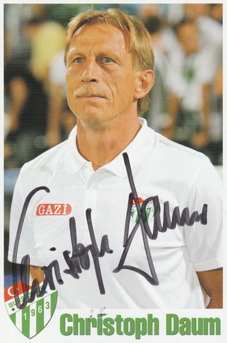 Christoph daum orig sign - christoph,