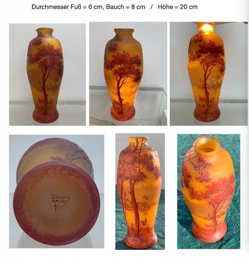 Seltene daum nancy vase - nancy,