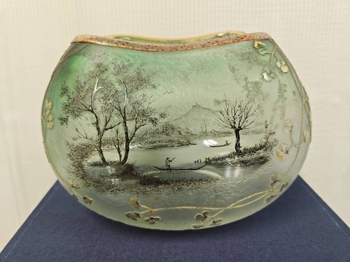 Daum nancy see landschaft vase - see,